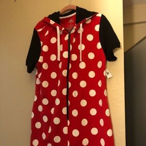 Disney Parks Minnie Mouse Hooded Onesie